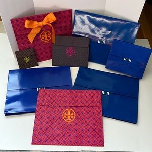 Bundle of 8 Tory Burch Gift Bags